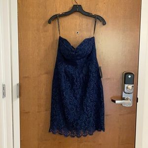 Jenny Yoo Collection Navy lace dress